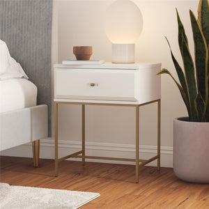 Mr. Kate Effie Nightstand - White