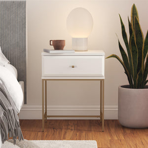 Mr. Kate Effie Nightstand - White