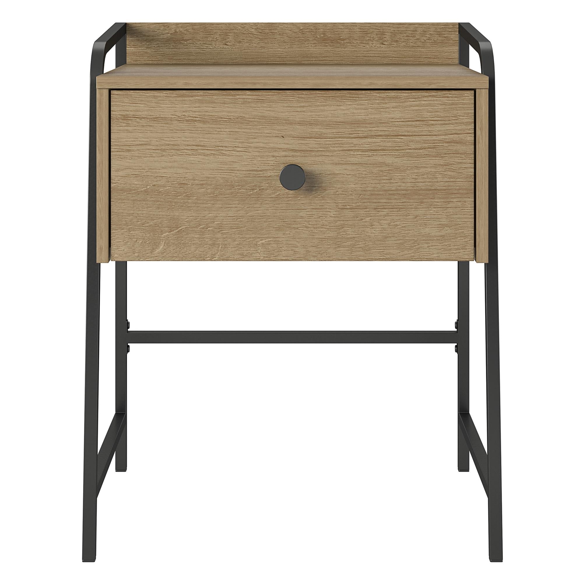 Novogratz Bushwick Nightstand with Drawer - Natural