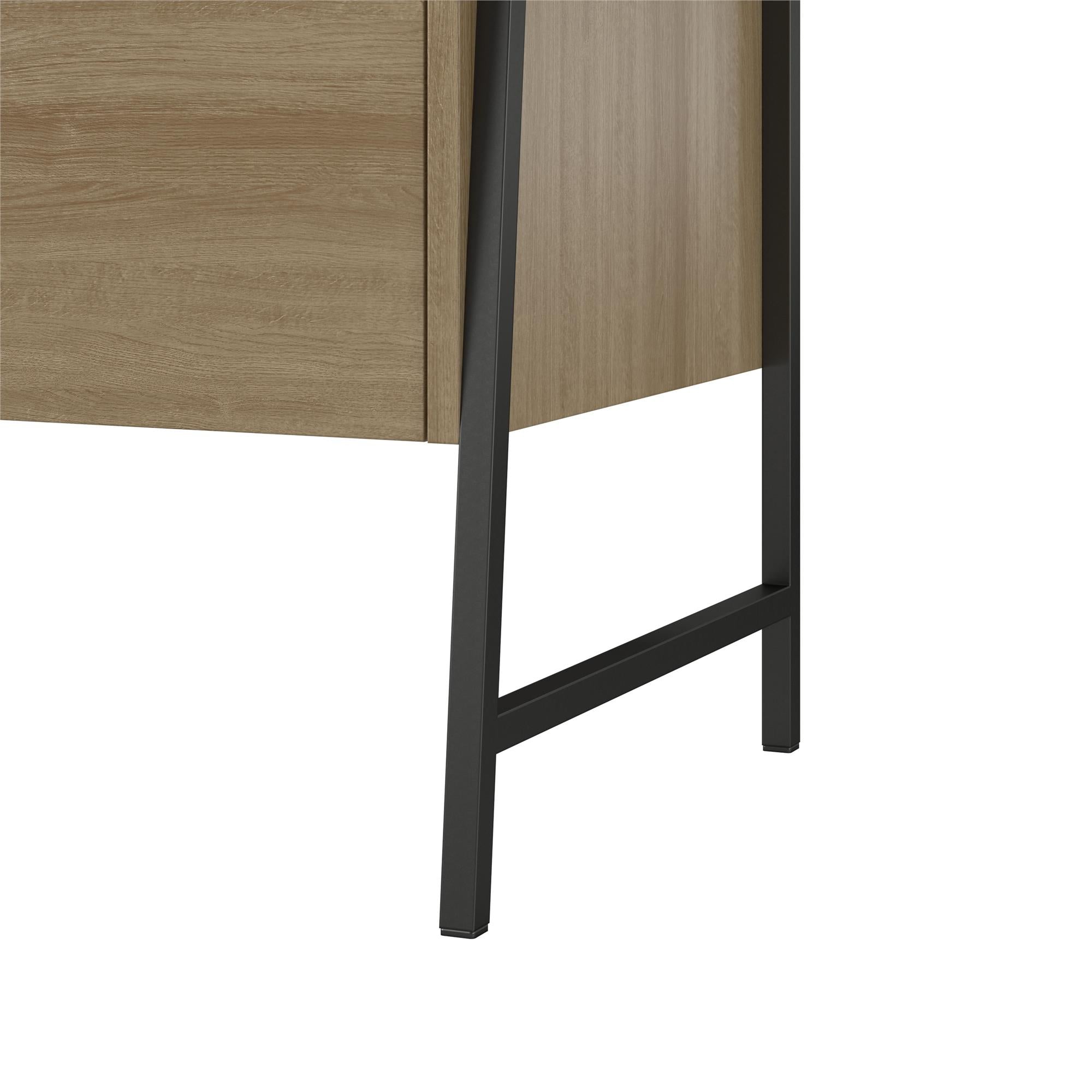 Novogratz Bushwick Tall 5 Drawer Dresser - Natural