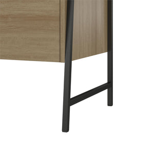 Novogratz Bushwick Tall 5 Drawer Dresser - Natural