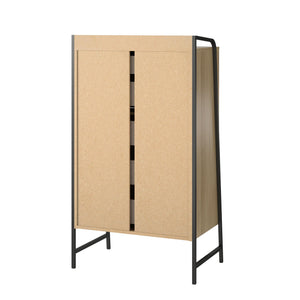 Novogratz Bushwick Tall 5 Drawer Dresser - Natural