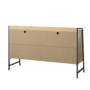 Novogratz Bushwick Wide 6 Drawer Dresser - Natural
