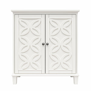 Ameriwood Home Celeste Double Door Accent Cabinet - White