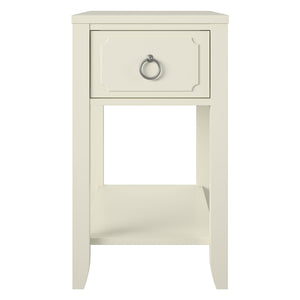 Novogratz Her Majesty Narrow Side Table - White