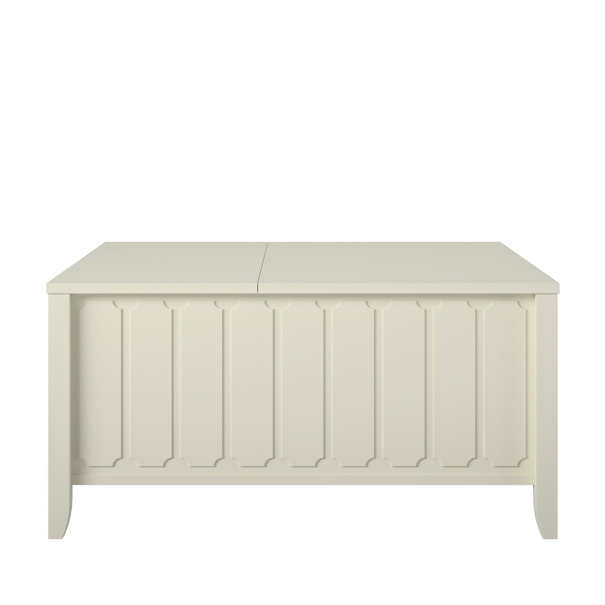 Novogratz Her Majesty Lift Top Coffee Table - White