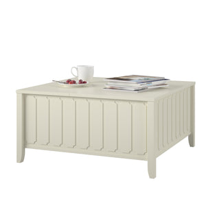 Novogratz Her Majesty Lift Top Coffee Table - White