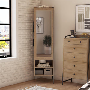 Novogratz Bushwick Wardrobe - Natural
