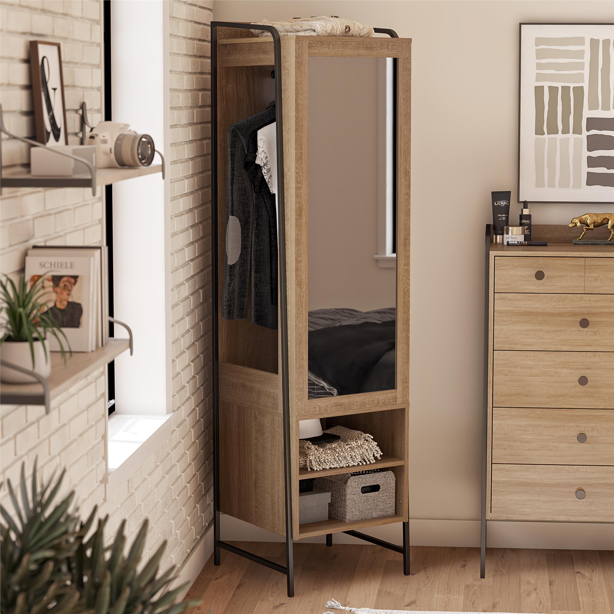 Novogratz Bushwick Wardrobe - Natural