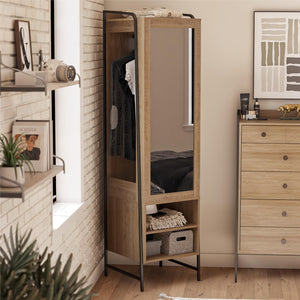 Novogratz Bushwick Wardrobe - Natural