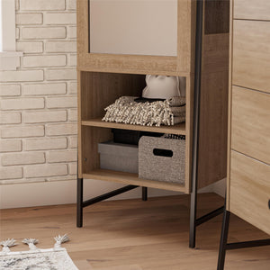 Novogratz Bushwick Wardrobe - Natural