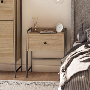 Novogratz Bushwick Nightstand with Drawer - Natural
