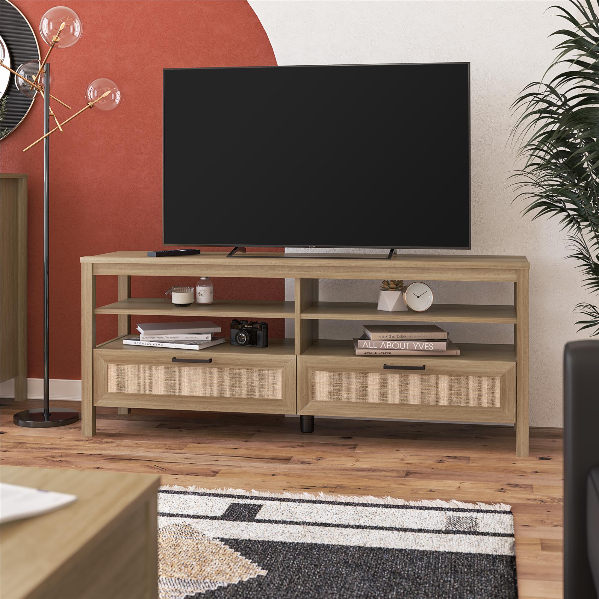 Ameriwood Home Wimberly TV Stand for TVs up to 65" - Natural