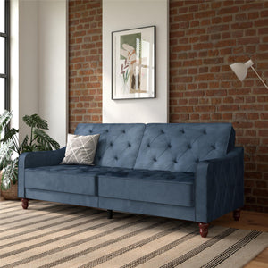 Novogratz Vintage Futon Sofa Bed - Blue
