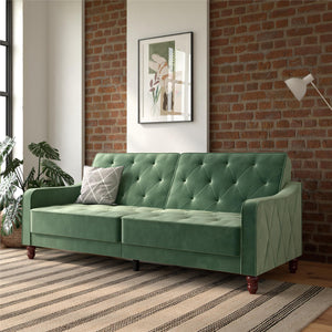 Novogratz Vintage Futon Sofa Bed - Light Green