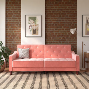 Novogratz Vintage Futon Sofa Bed - Pink