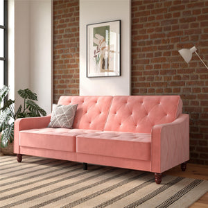 Novogratz Vintage Futon Sofa Bed - Pink