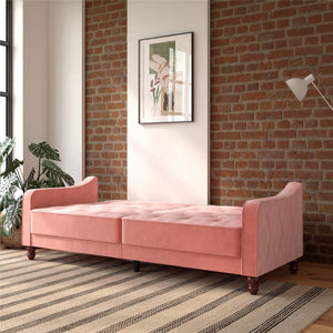 Novogratz Vintage Futon Sofa Bed - Pink