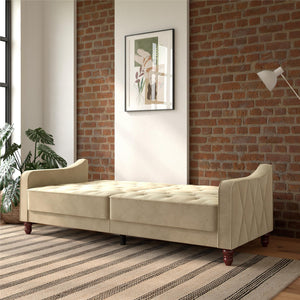 Novogratz Vintage Futon Sofa Bed - Beige