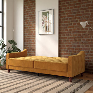 Novogratz Vintage Futon Sofa Bed - Mustard