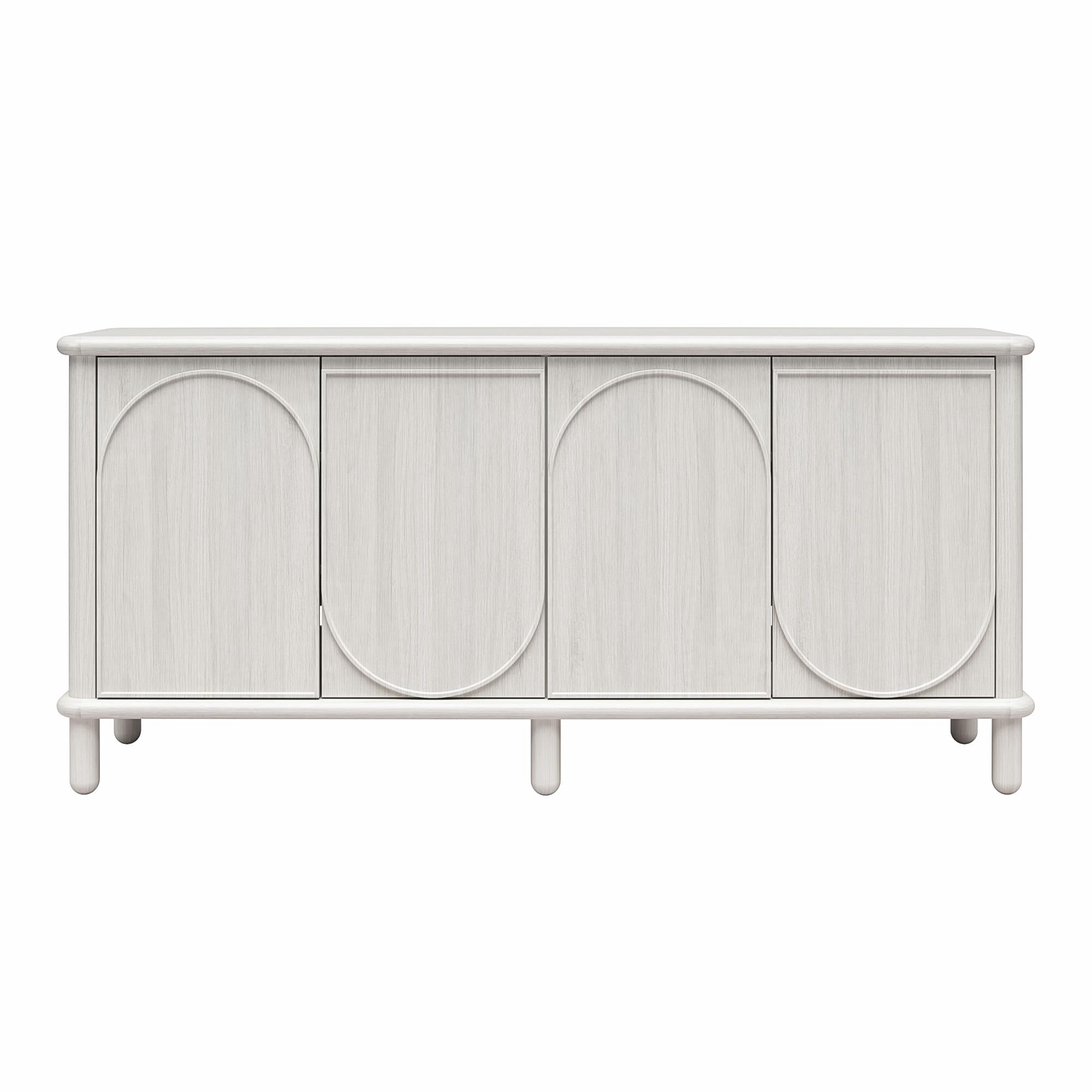 CosmoLiving Selena Credenza - Rustic White