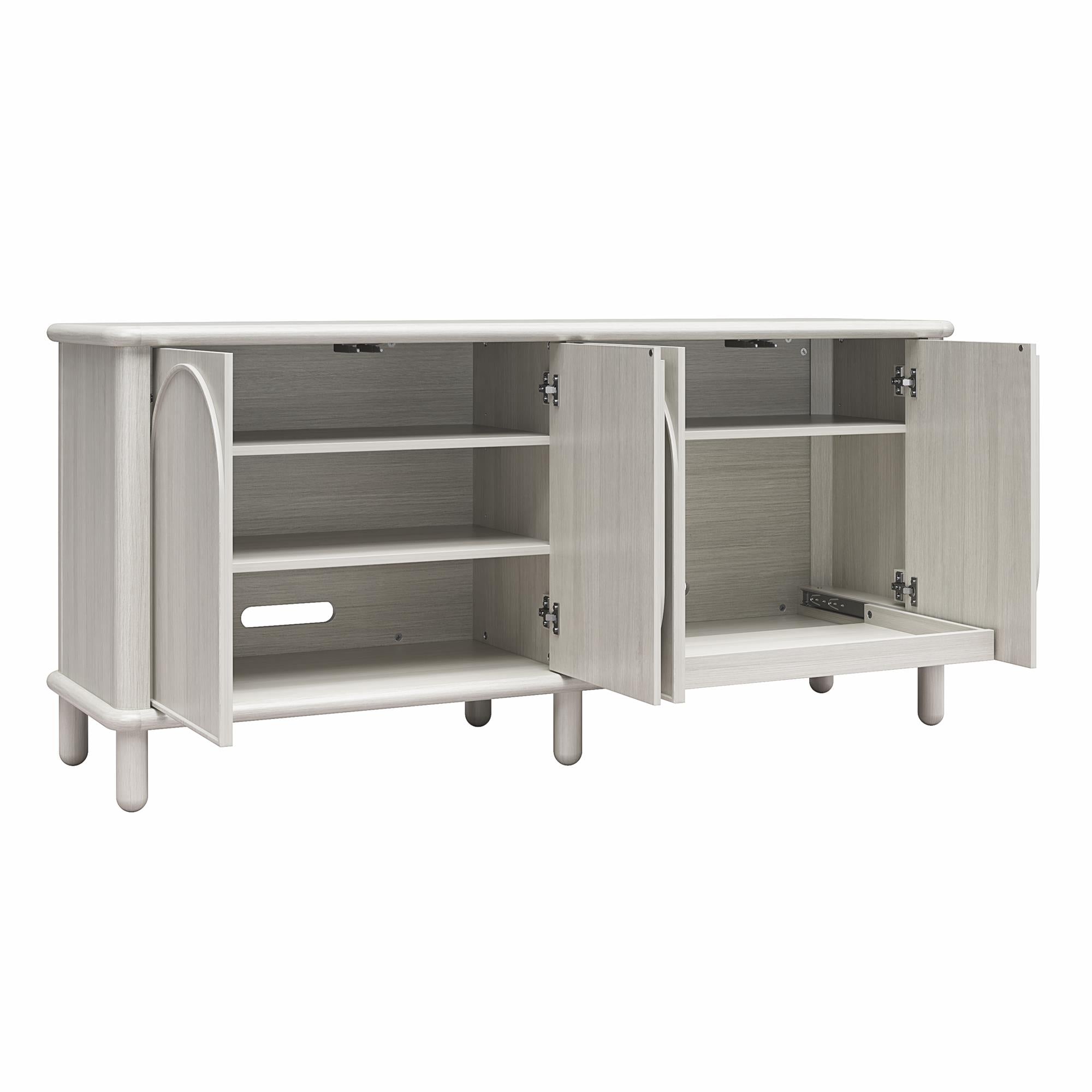 CosmoLiving Selena Credenza - Rustic White