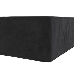 Novogratz The Flower Ottoman Pouf - Black