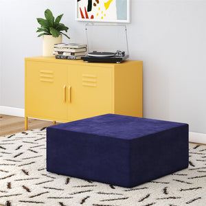 Novogratz The Flower Ottoman Pouf - Blue