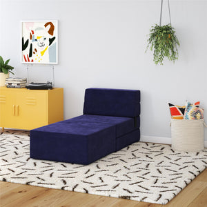 Novogratz The Flower Ottoman Pouf - Blue