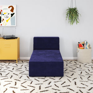 Novogratz The Flower Ottoman Pouf - Blue