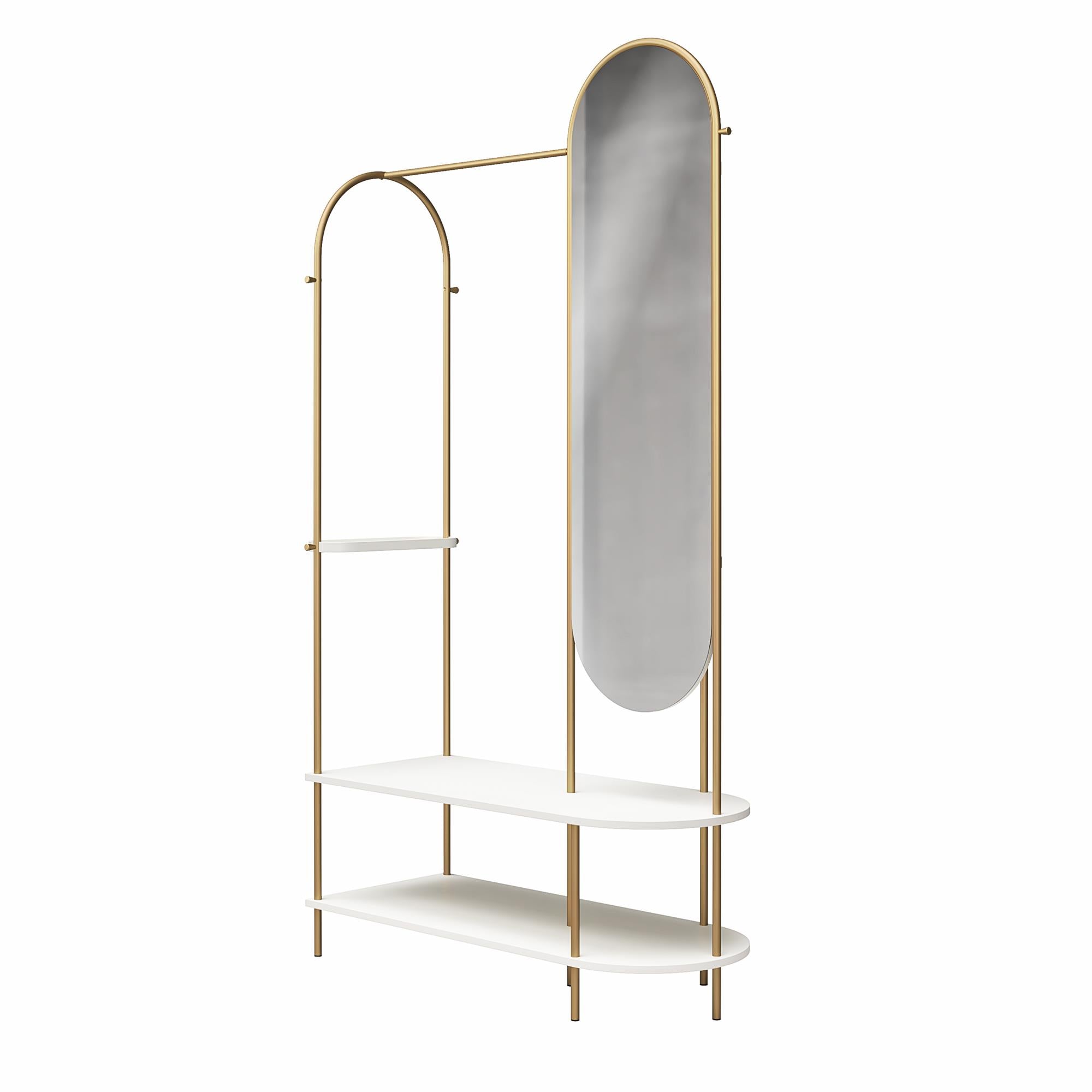 CosmoLiving Anastasia Valet - White