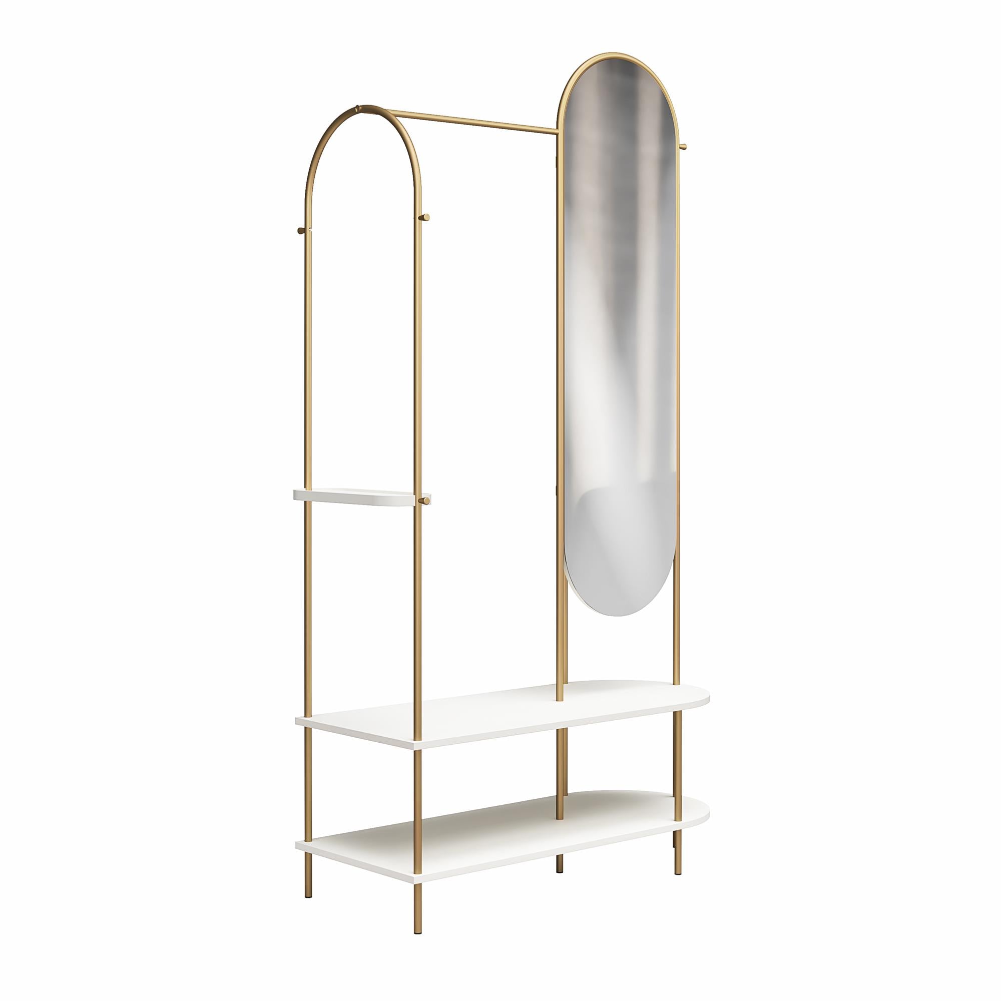 CosmoLiving Anastasia Valet - White
