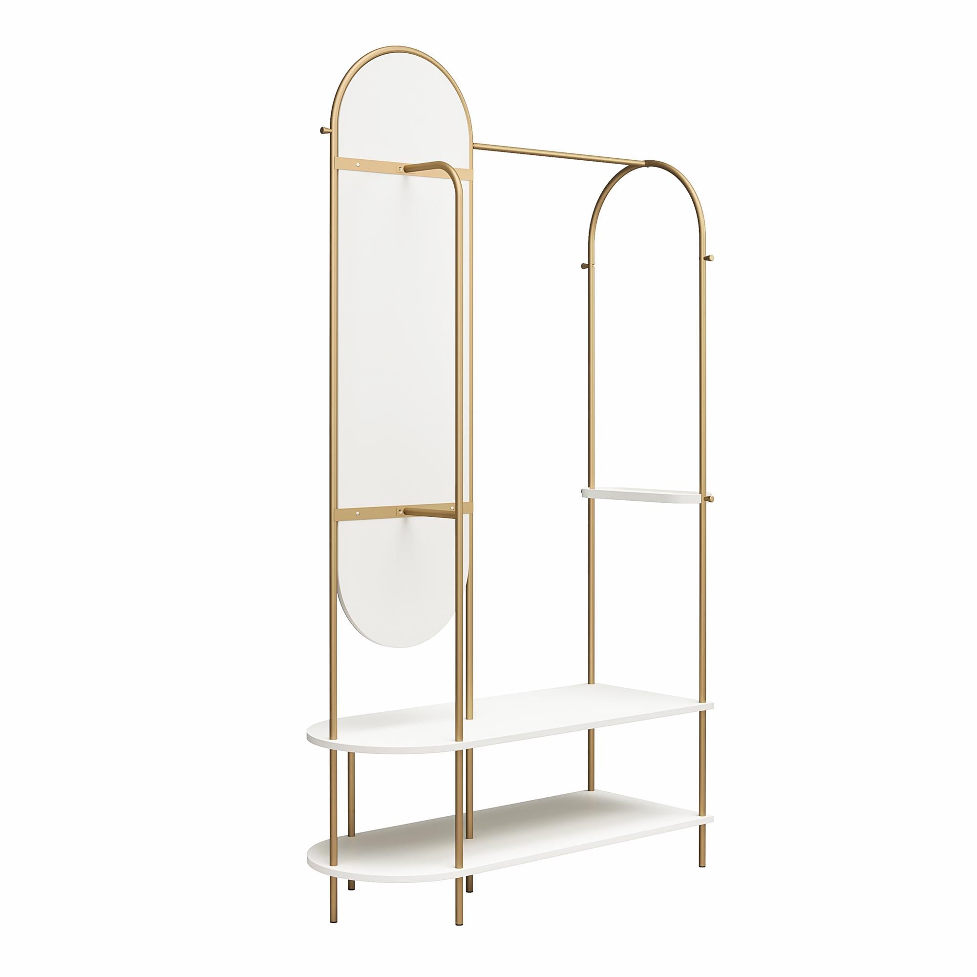 CosmoLiving Anastasia Valet - White