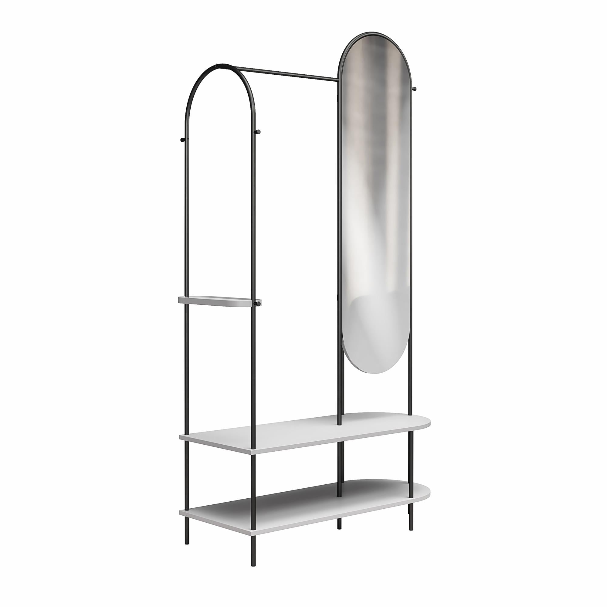 CosmoLiving Anastasia Valet - Dove Gray