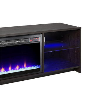 Ameriwood Home Crystal Fireplace Console for TVs up to 65" - Espresso