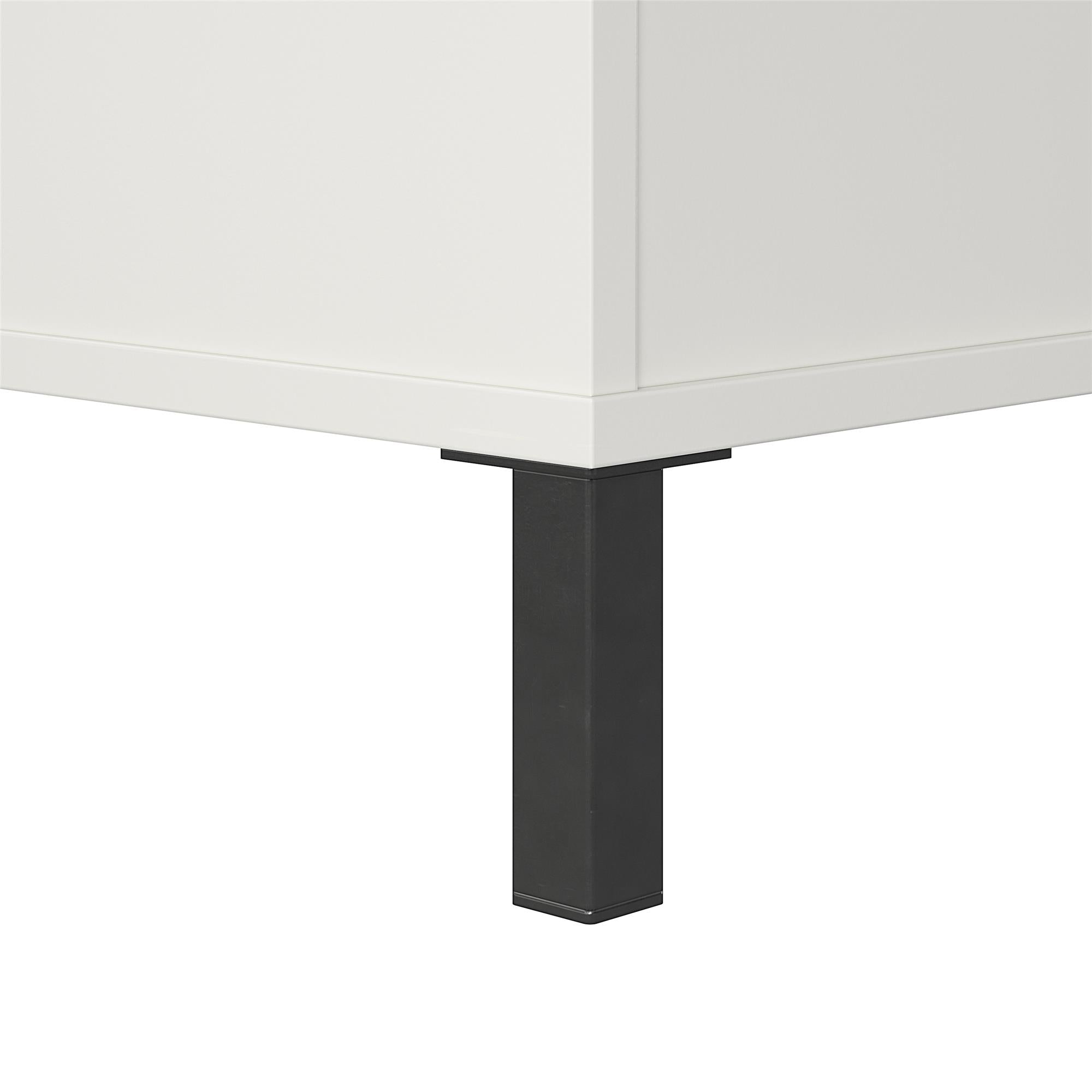 NTense Falcon Youth Gaming TV Stand w/ ARGB LED Lights - White