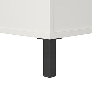 NTense Falcon Youth Gaming TV Stand w/ ARGB LED Lights - White