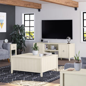 Novogratz Her Majesty TV Stand - White