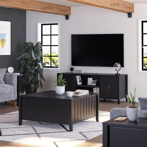 Novogratz Her Majesty TV Stand - Black