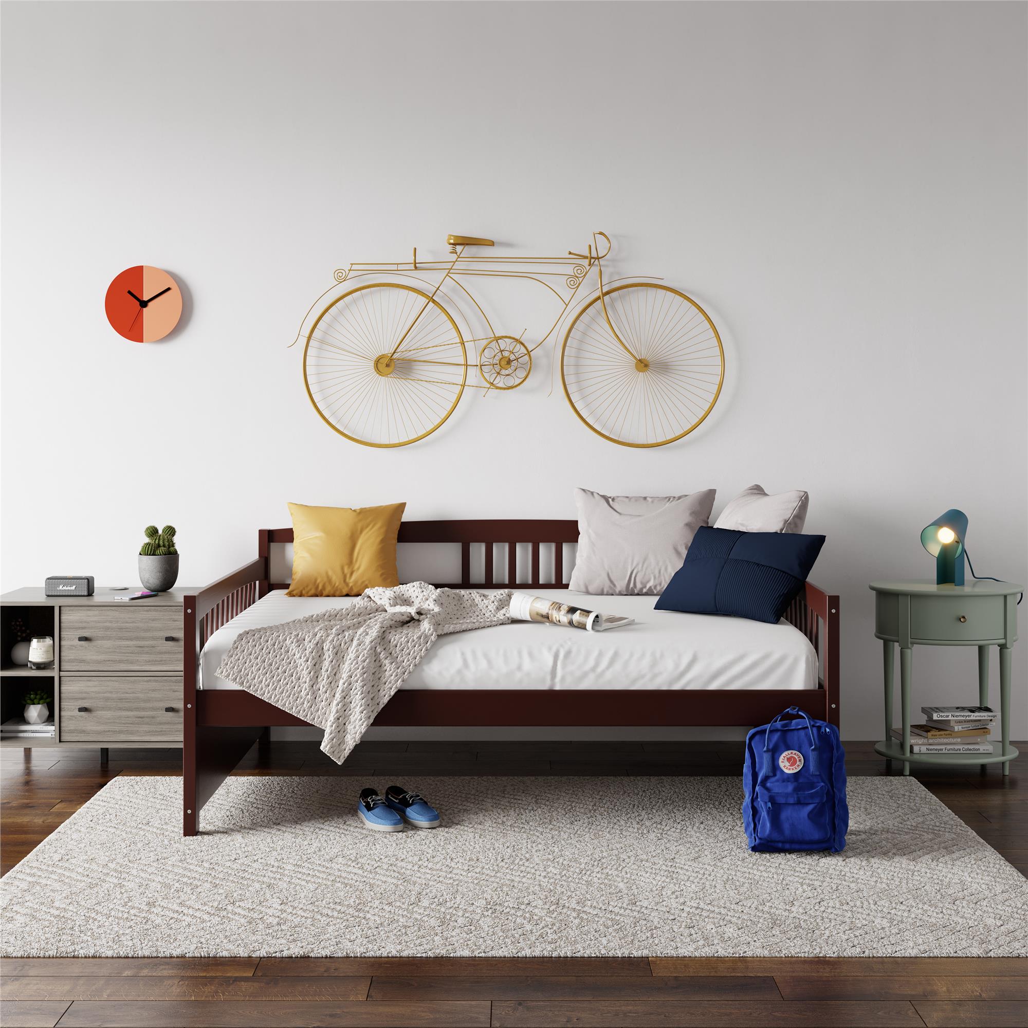 DHP Morgan Wood Daybed - Espresso - Full
