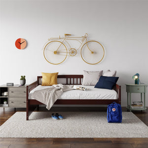DHP Morgan Wood Daybed - Espresso - Full