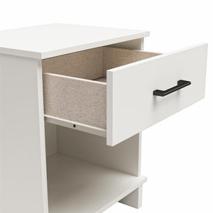 Ameriwood Home Southlander 1 Drawer Nightstand - White