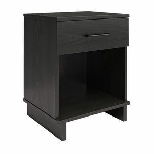 Ameriwood Home Southlander 1 Drawer Nightstand - Black Oak