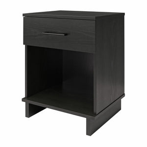 Ameriwood Home Southlander 1 Drawer Nightstand - Black Oak