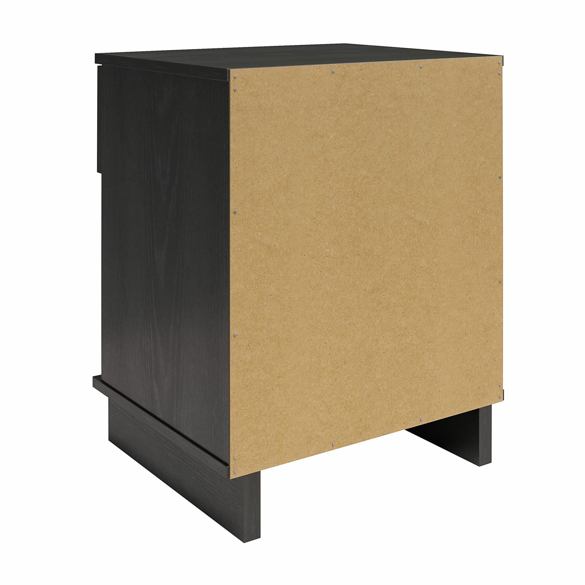 Ameriwood Home Southlander 1 Drawer Nightstand - Black Oak
