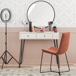 Novogratz Kimberly At Home Vanity with Drawers - White