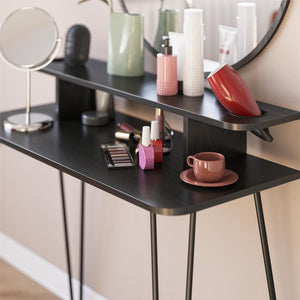Novogratz Kimberly At Home Vanity - Black Oak