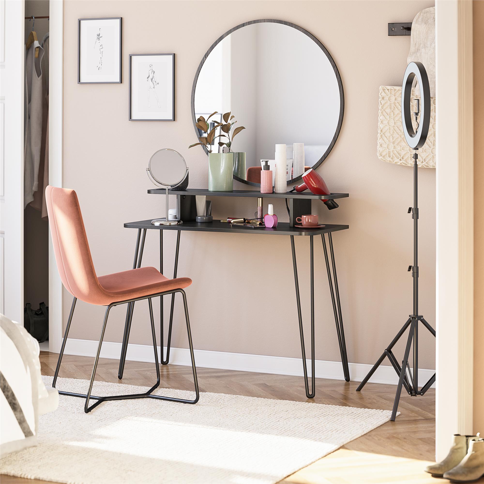 Novogratz Kimberly At Home Vanity - Black Oak