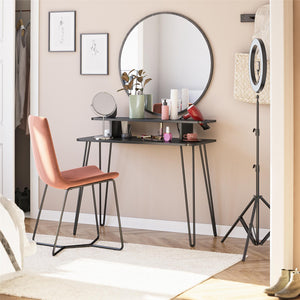 Novogratz Kimberly At Home Vanity - Black Oak