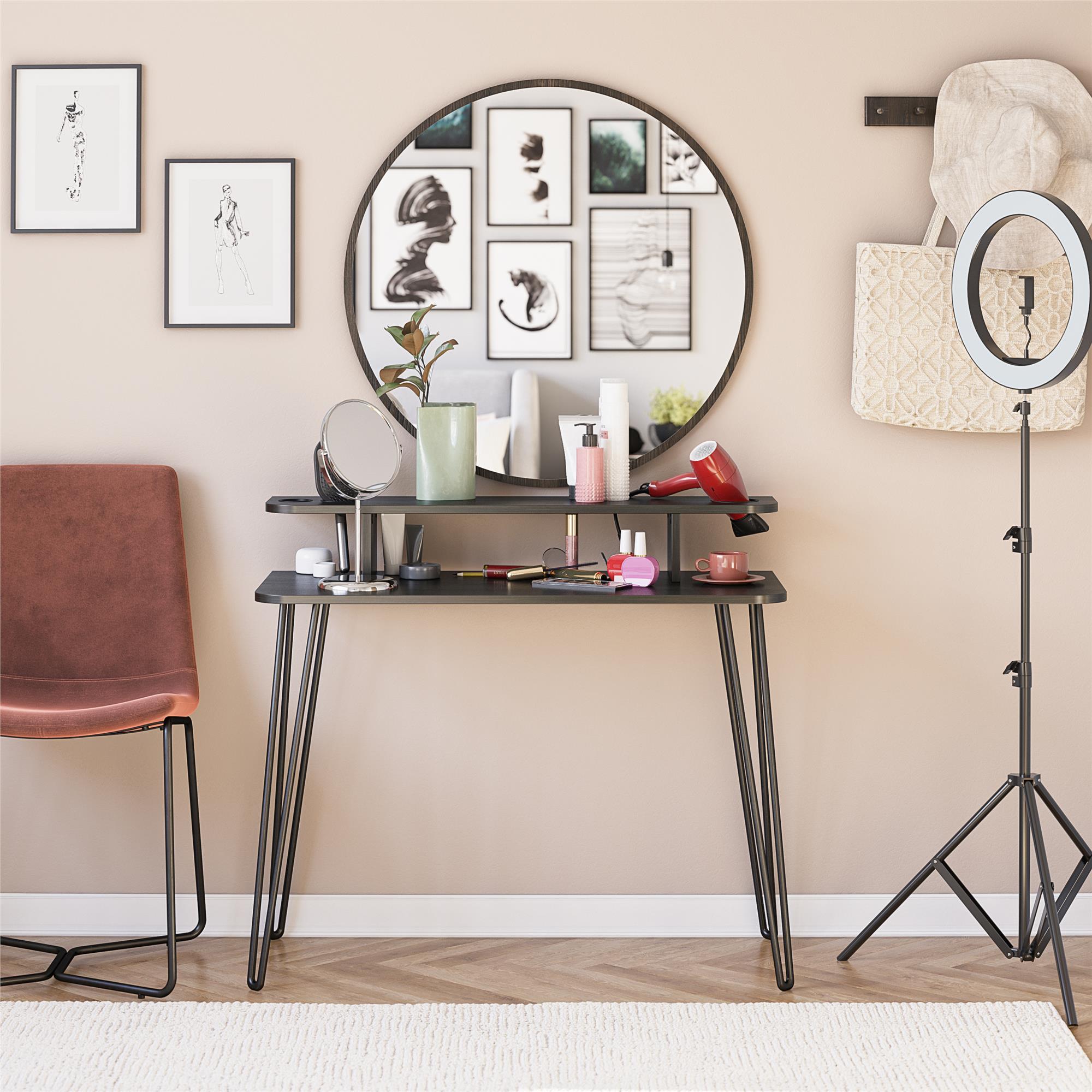Novogratz Kimberly At Home Vanity - Black Oak